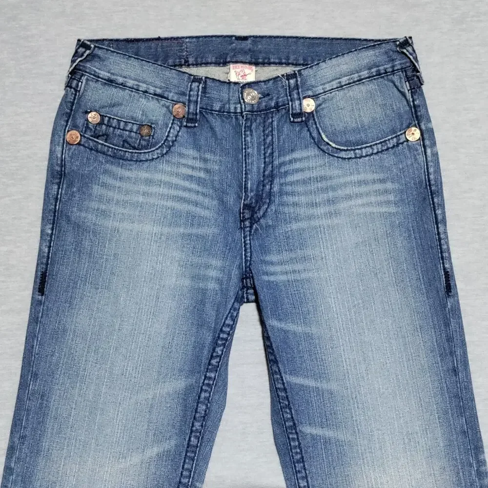 Vintage True Religion Bobby Super T Blue Denim Men’s Size 38‎ x 34 Made In USA